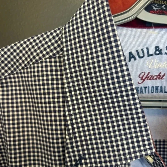 Paul and Shark new dress  shirt never worn size 46 - Picture 4 of 11